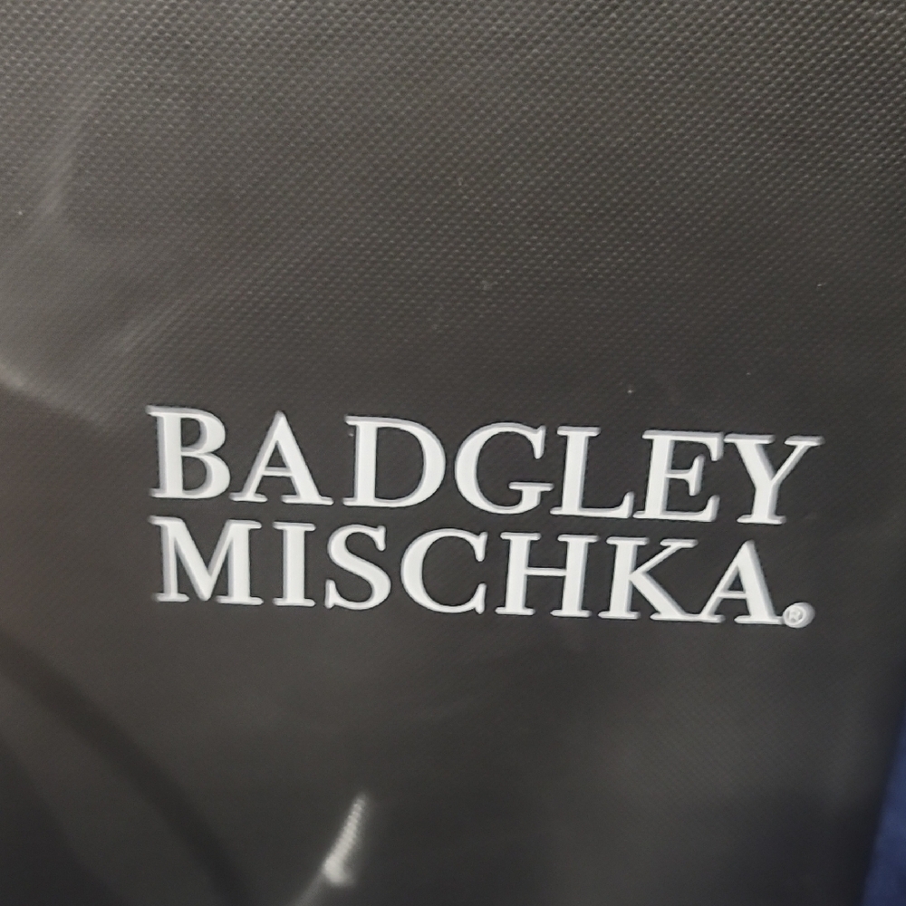 Badgley Mischka Brinlee 2 Shimmering Silver Strappy Heels - Picture 2 of 8